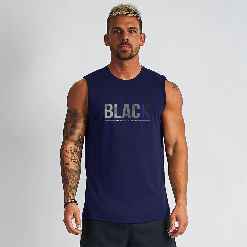 Bisa Bayar Di tempat/ BS/COD//KAOS SINGLET BLACK PRIA//TERLARIS