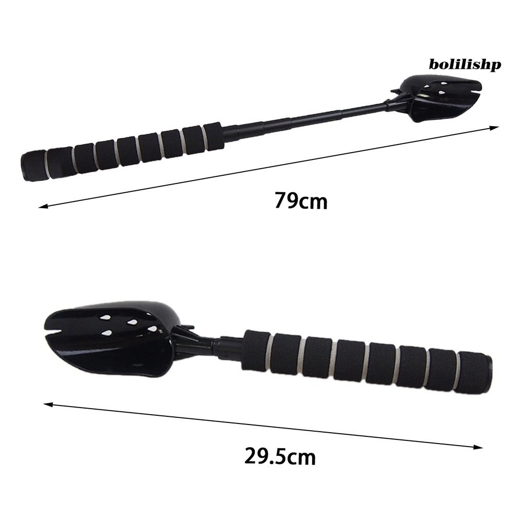 Bo-bait Sendok Lempar Melar Non-Stick Anti-slip Angling Paduan Aluminium Ditarik Mini Lure Spoon Outdoor Memancing