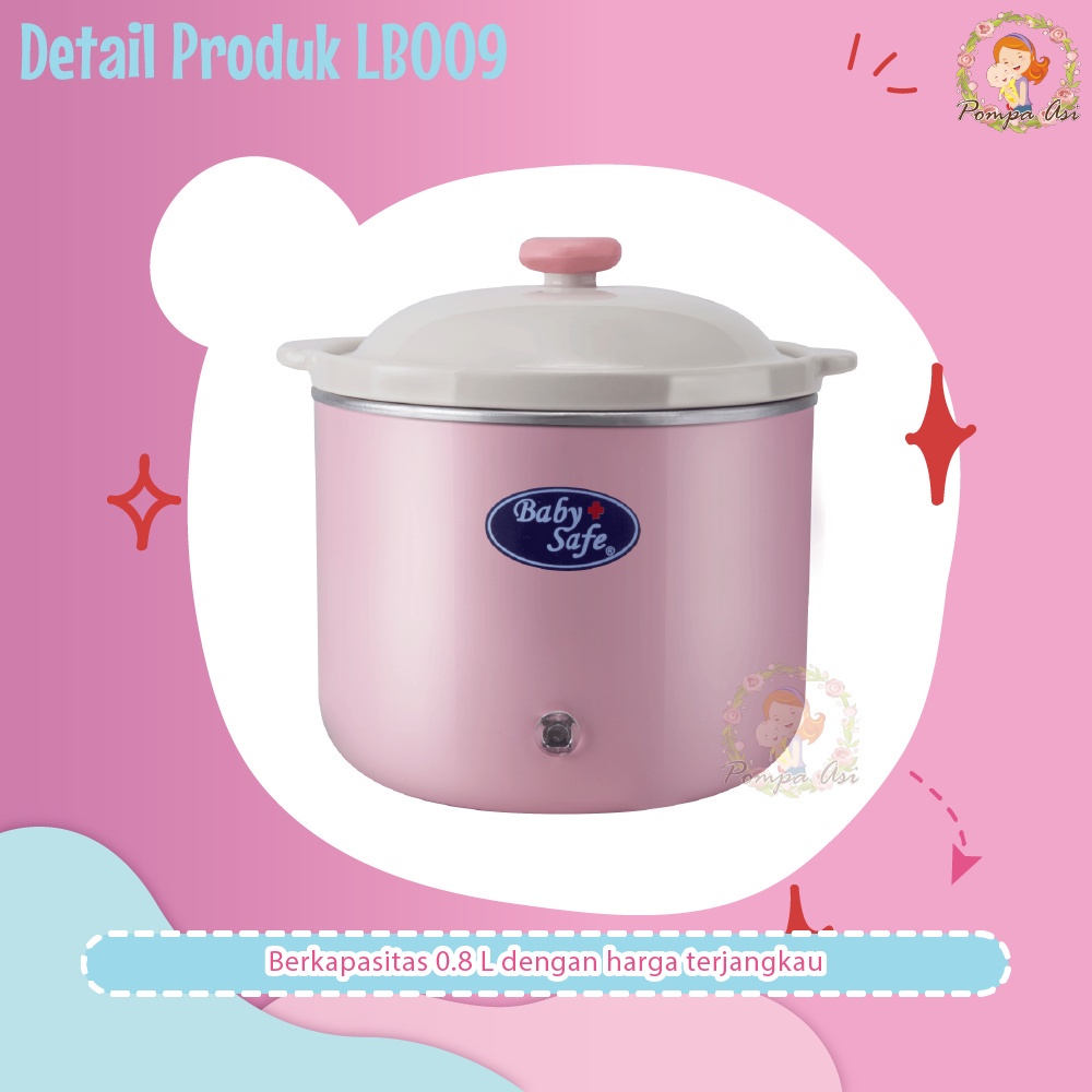 Baby Safe Slow Cooker MPASI Digtal Peralatan Makan Bayi Praktis Hampers Kado Lahiran By Mallpompaasi