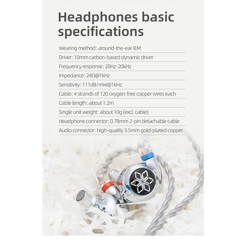 Earphone FiiO FD11 Kinerja Tinggi Deep lows Dynamic Driver IEMs Earbuds Dengan Kabel 0.78mm Dilepas