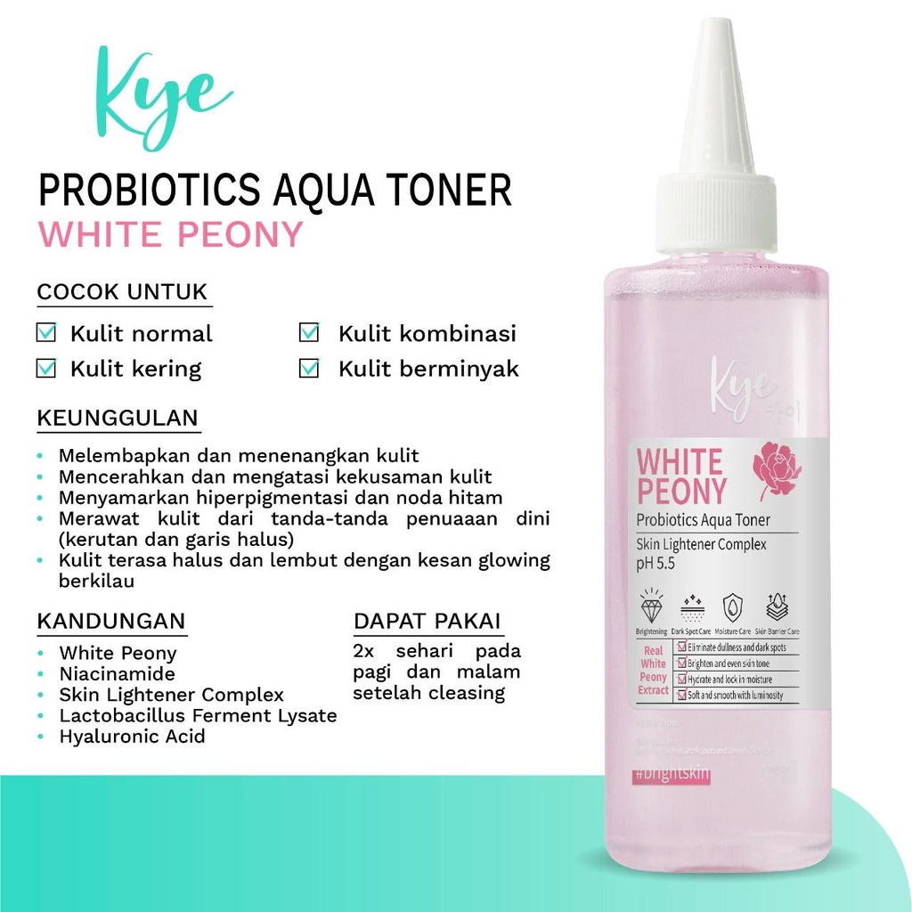 Kye - White Peony Probiotcs Aqua Toner - 200ml Bottle