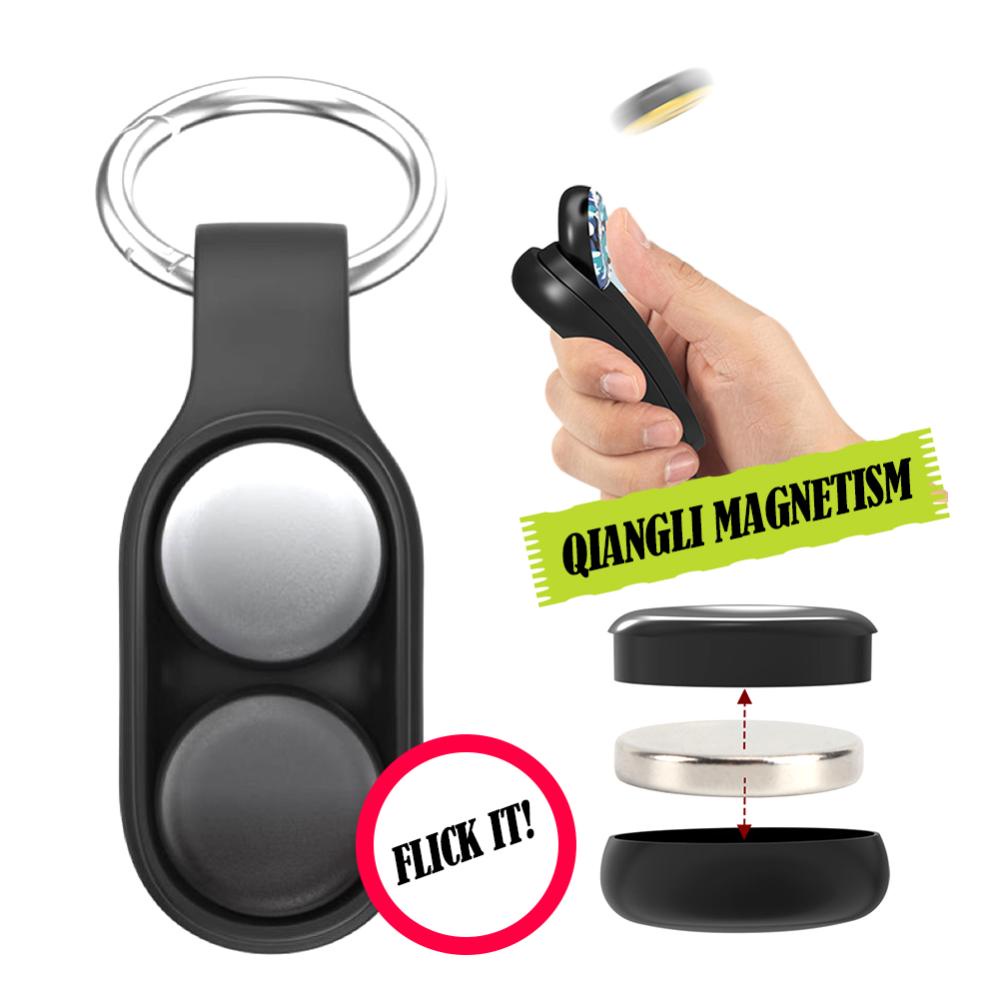 Timekey PopPuck Fidget Toy Hand Spinner Tombol Magnetik Mainan Pop Puck Dekompresi Mainan Untuk Dewasa Ulang Tahun Anak Natal R4W4