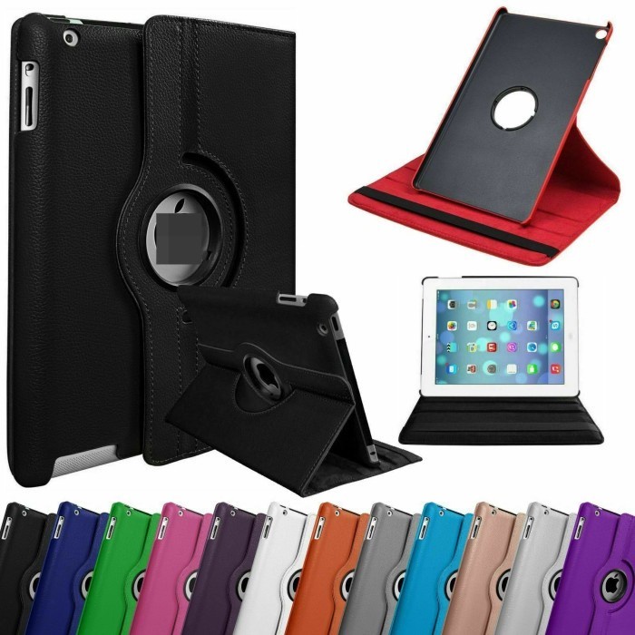 ROTARY STANDING Case iPad Air/5/Air 2/6/10.2/10.5/iPad 2017 2018 9.7/iPad 11/iPad 10th 10.9 New/Pro 12.9 Flip Cover Putar 360 Motif Kulit Jeruk