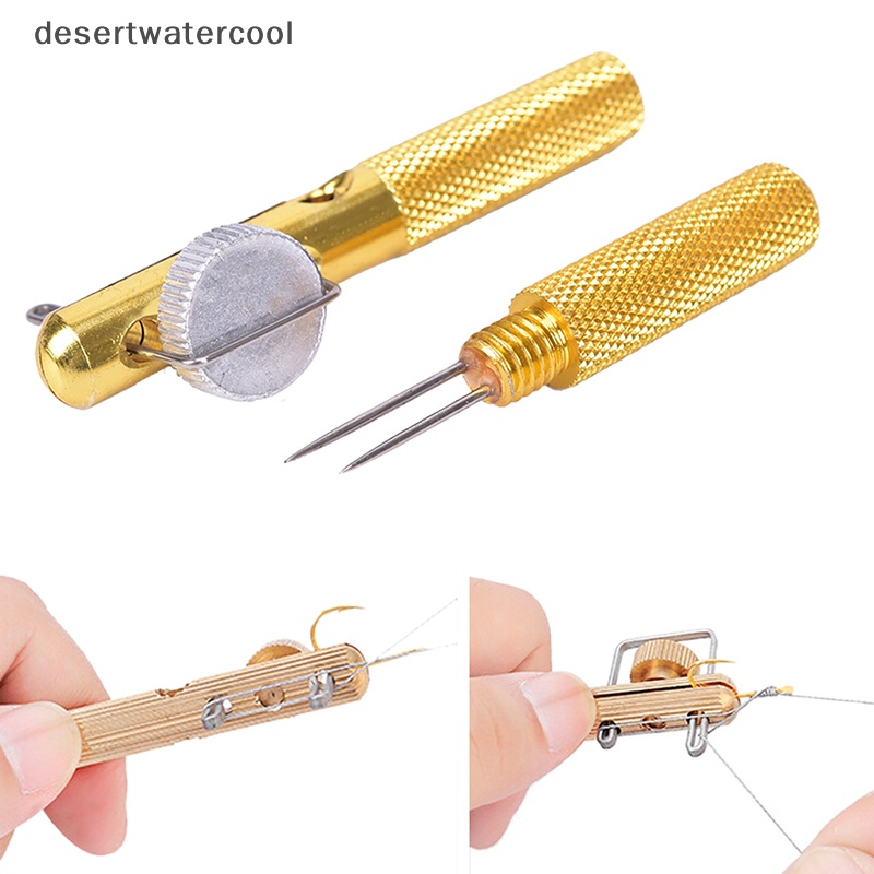 Deid Metal Fishing Hook Knotg Tool &amp; Tie Hook Loop Making Device Hooks Remover Martijn
