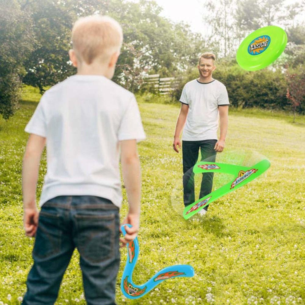 Needway  Mainan Boomerang Terbang Untuk Anak Lucu Bermain Hadiah Ulang Tahun Hadiah Anak Permainan Interaktif Sport Throwing Toy