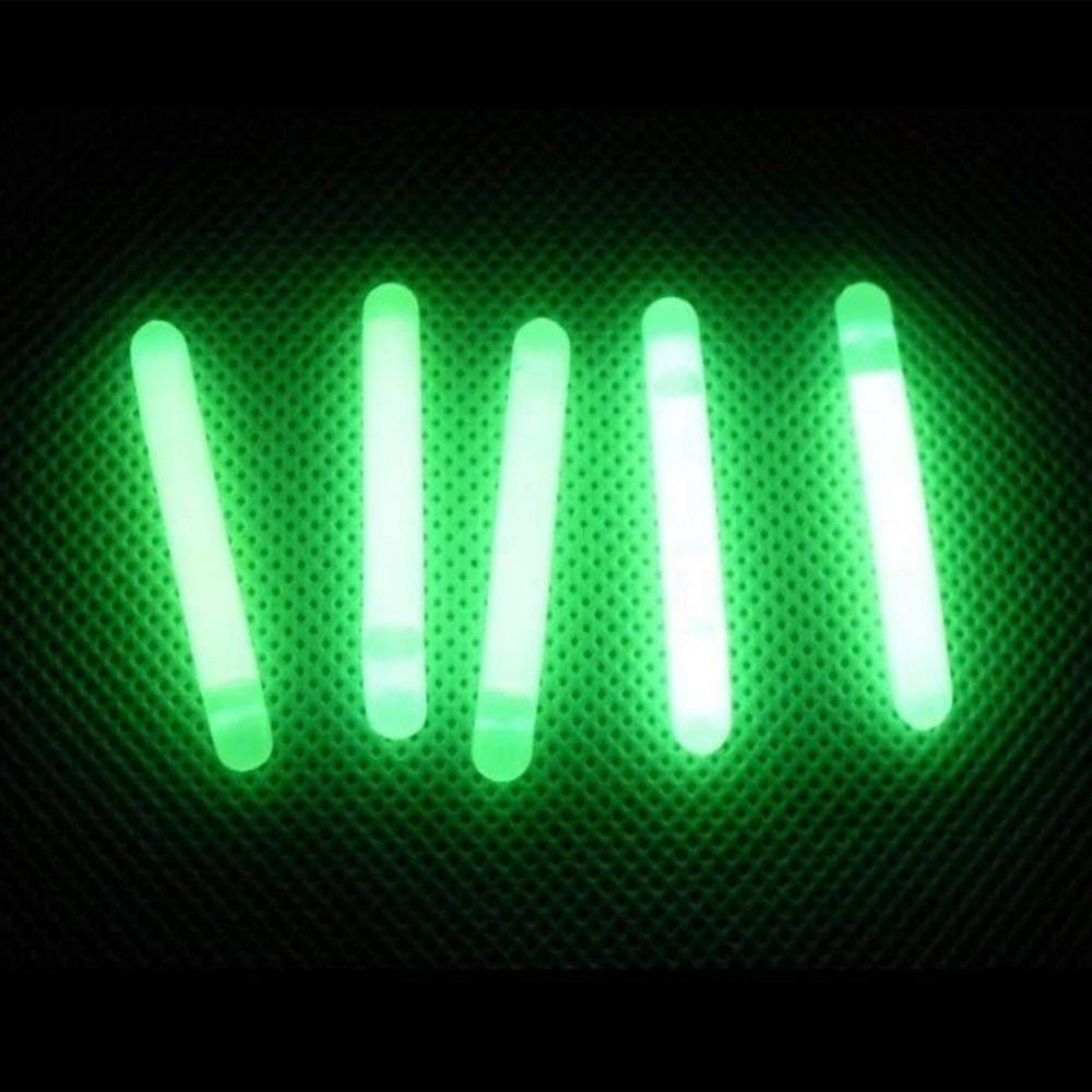 AUGUSTINA Agustina Glow Stick 25pcs Green Tackle Night Memancing Malam Luminous Lightstick