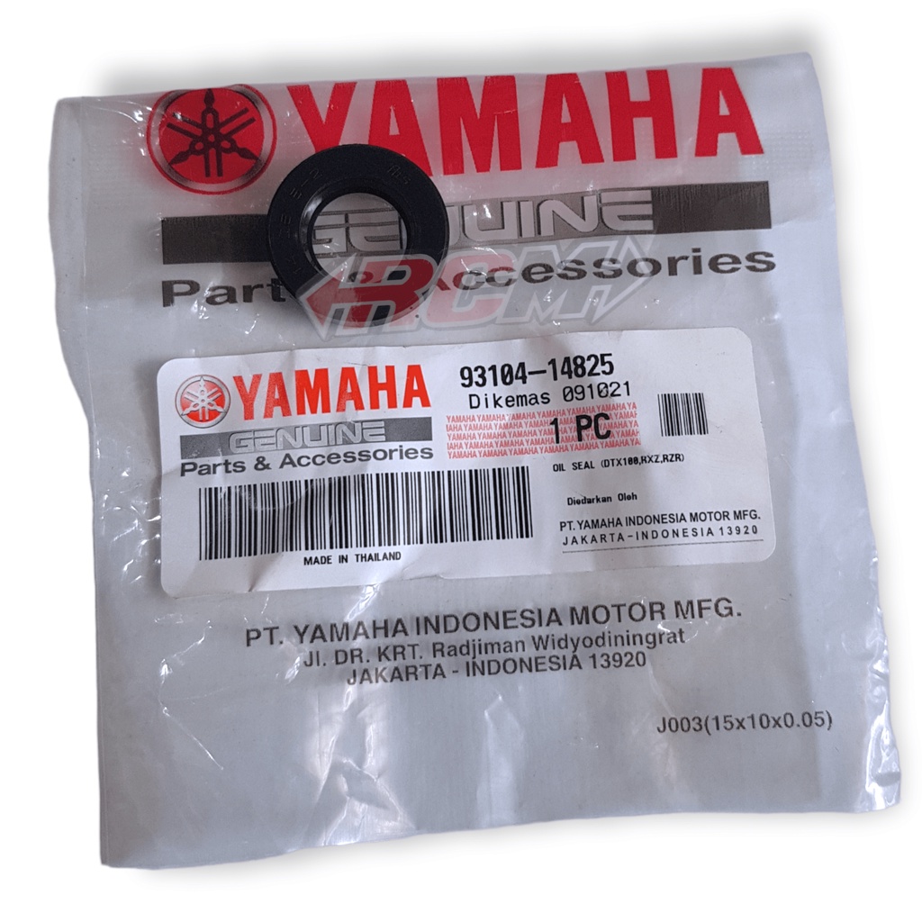 93104-14825 SIL SEAL POMPA OLI OIL PUMP RX KING RXKING RX K RXK OLD LAMA TAHUN TUA ORI ORIGINAL YAMA