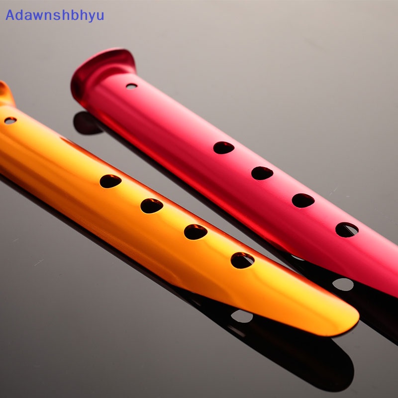 Adhyu 23/31cm Aluminium U-Shaped Tent Nail Stakes Snow Peg Sand Peg Untuk Outdoor ID