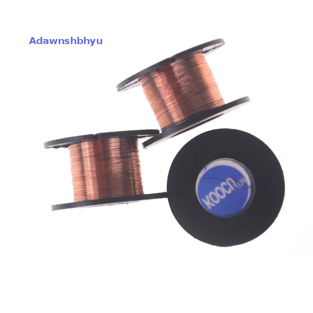 Adhyu 11M Diameter 0.1mm Dipernis Kawat Tipis Kawat Tembaga Rotor DIY Enamelled Wire ID