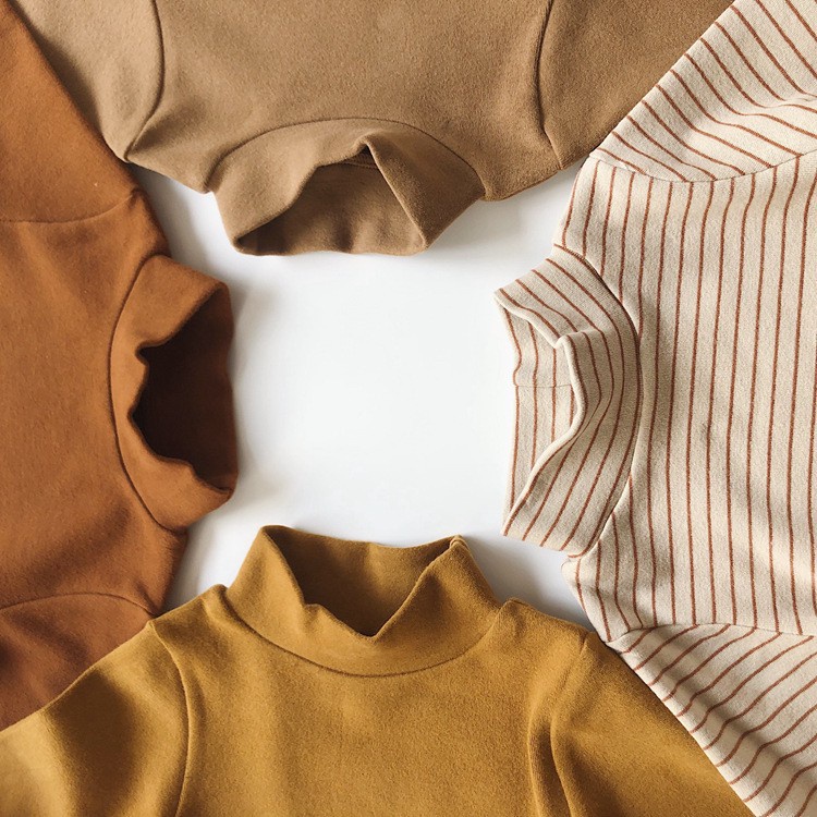 1-5 thn | Kaos Turtle Neck Sweater Lengan Panjang Atasan Anak Karakter Unisex catalog KQHZ KO