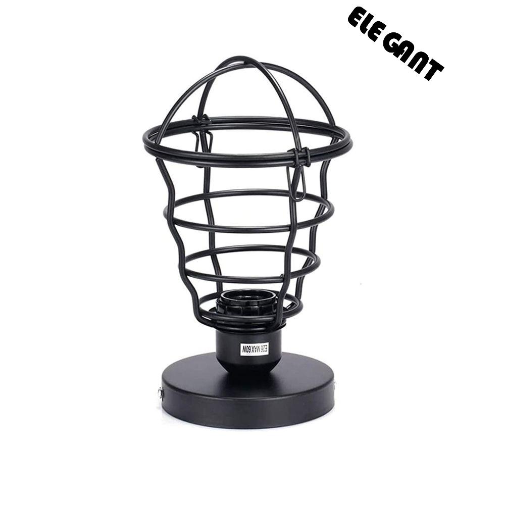 [Elegan] Lampu Plafon E26 Base Ceiling Mount Farmhouse Lighting Untuk Dapur Metal Cage Lamp Shades Perlengkapan Lampu