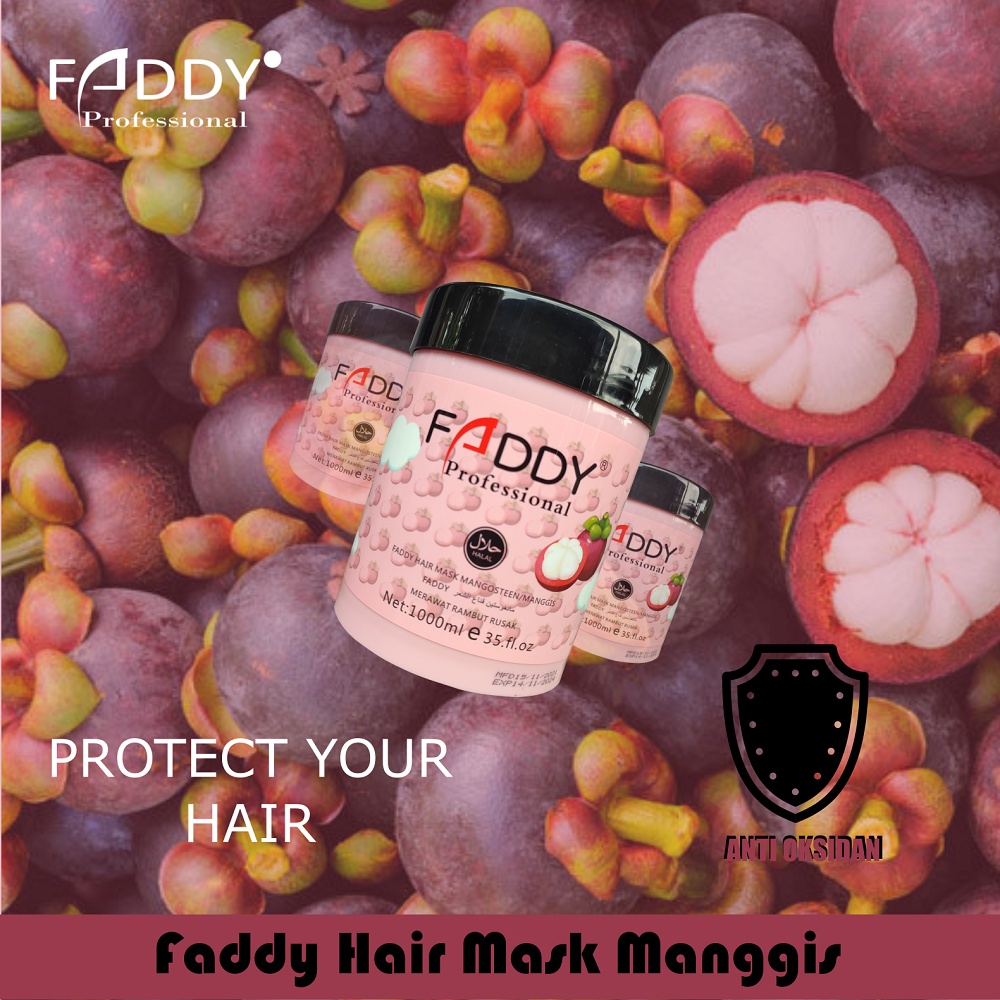 Faddy - Hair Mask (Makser Rambut) (Creambath) (Perawatan Rambut) 1000 gr - CO