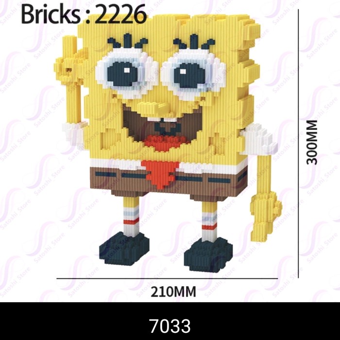 lego Spongebob nano block baru