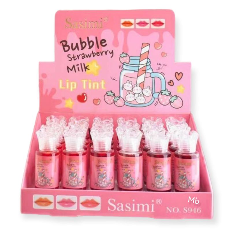 IWD Liptint Sasimi Water Candy Tint Bubble Strawberry Milk S946 Liptint Lipgloss Murah Grosir bisa C
