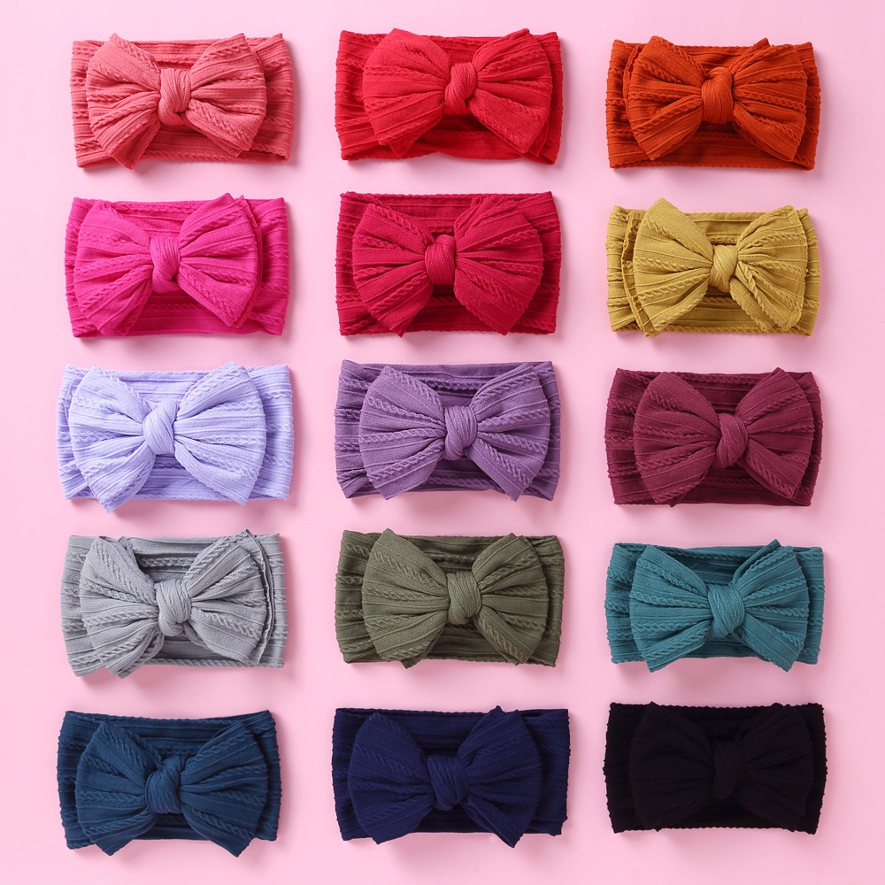 (Pimenova) bandana bayi pita besar warna pastel