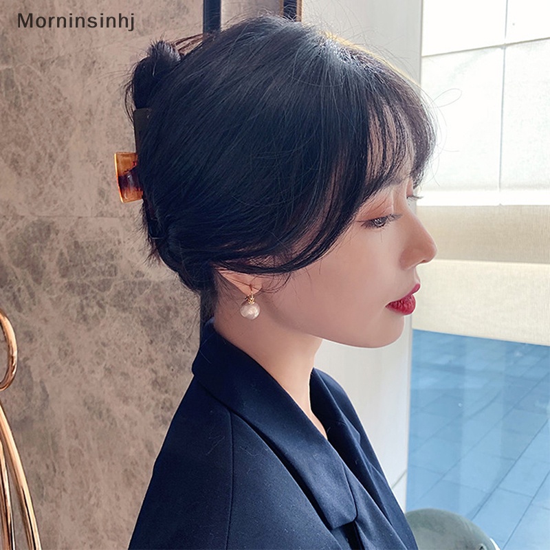 Mornin Anting Liontin Mutiara Wanita Elegan Baru Perhiasan Fashion Korea Sederhana id