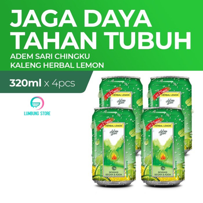 

Adem Sari Ching Ku Minuman Penyejuk Kaleng 4x320 Ml