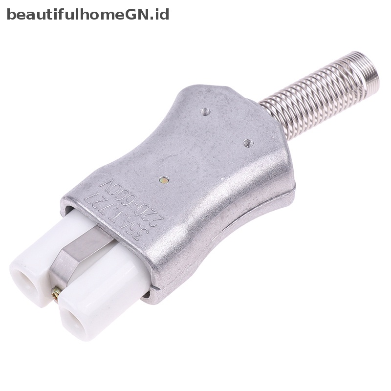 {Cantik} Baru 6mm IEC C8 Ceramic Wiring Industry Socket Plug Suhu Tinggi Konektor Laki-Laki Perempuan Oven Listrik Stopkontak 35A~