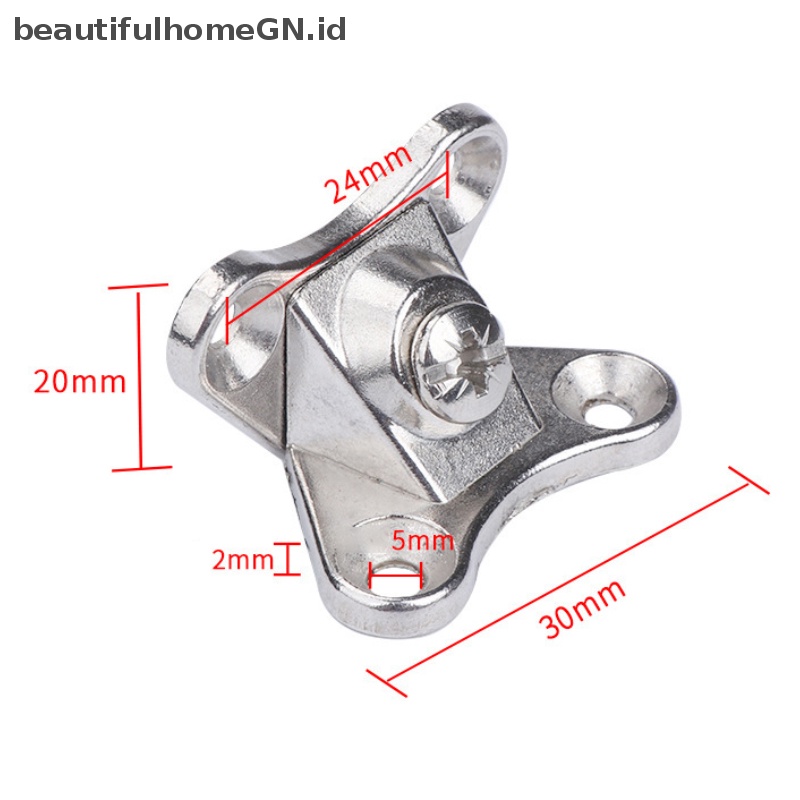 {Cantik} Sekrup s Sudut Aluminium Alloy Butterfly Konektor Penyangga Berbentuk L Pengencang Yang Dapat Dilepas Kode Sudut Siku~