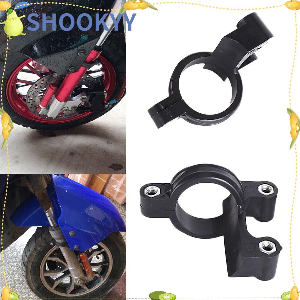 Chookyy Spakbor Motor Tetap Modifikasi Universal Aksesoris Motor Mudah Tetap Braket Plat Penahan Air