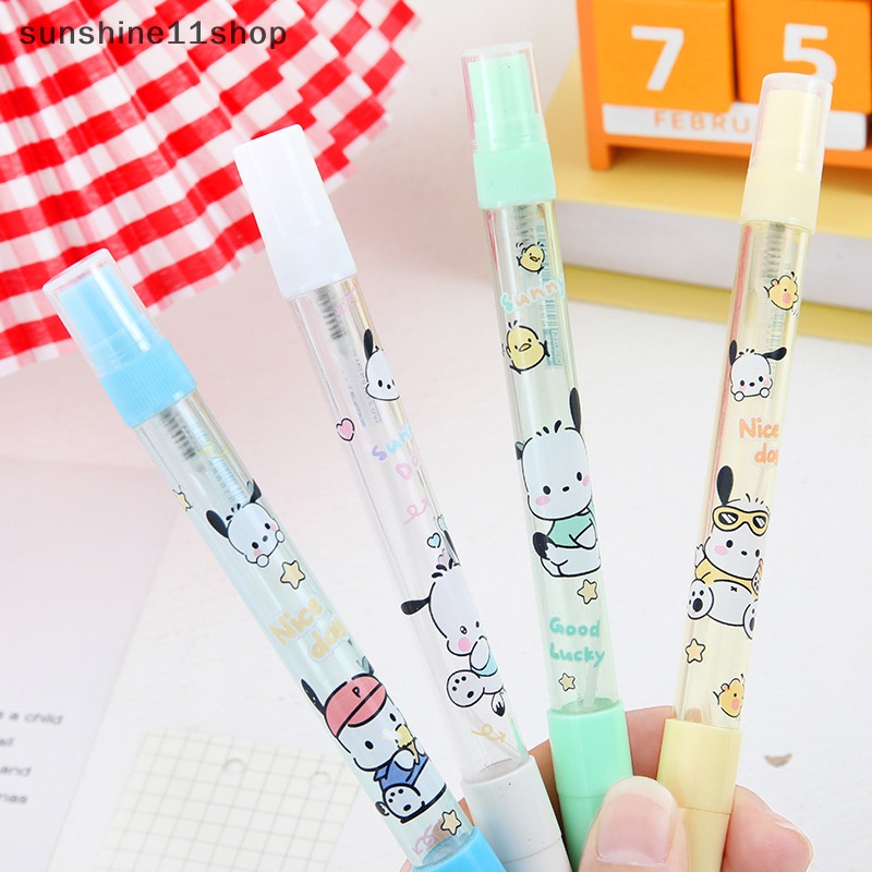 Sho Random Lucu Portable Strawberry Bear al Pen Press Type Irigasi Gel Pen Musim Panas Hydrag Mahasiswa Wrig Pen N