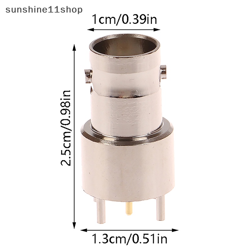 Sho BNC-KE Tembaga BNC/Q9 female PCB soldering board Steker Lurus Konektor BNC N