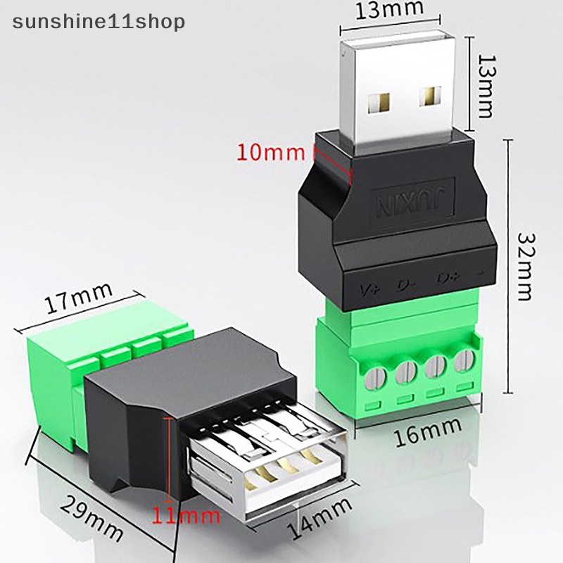 Sho USB Solderless Plug USB Konektor Mouse Keyboard Handphone Pria Wanita N