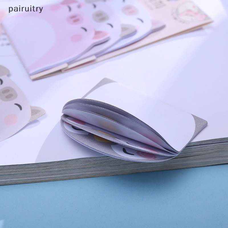Prt 1set Kartun Kawaii Animals Party 3lapisan Sticky Notes Memo Pad To Do List Planner Stiker Notepad Dekorasi Kantor Alat Tulis PRT