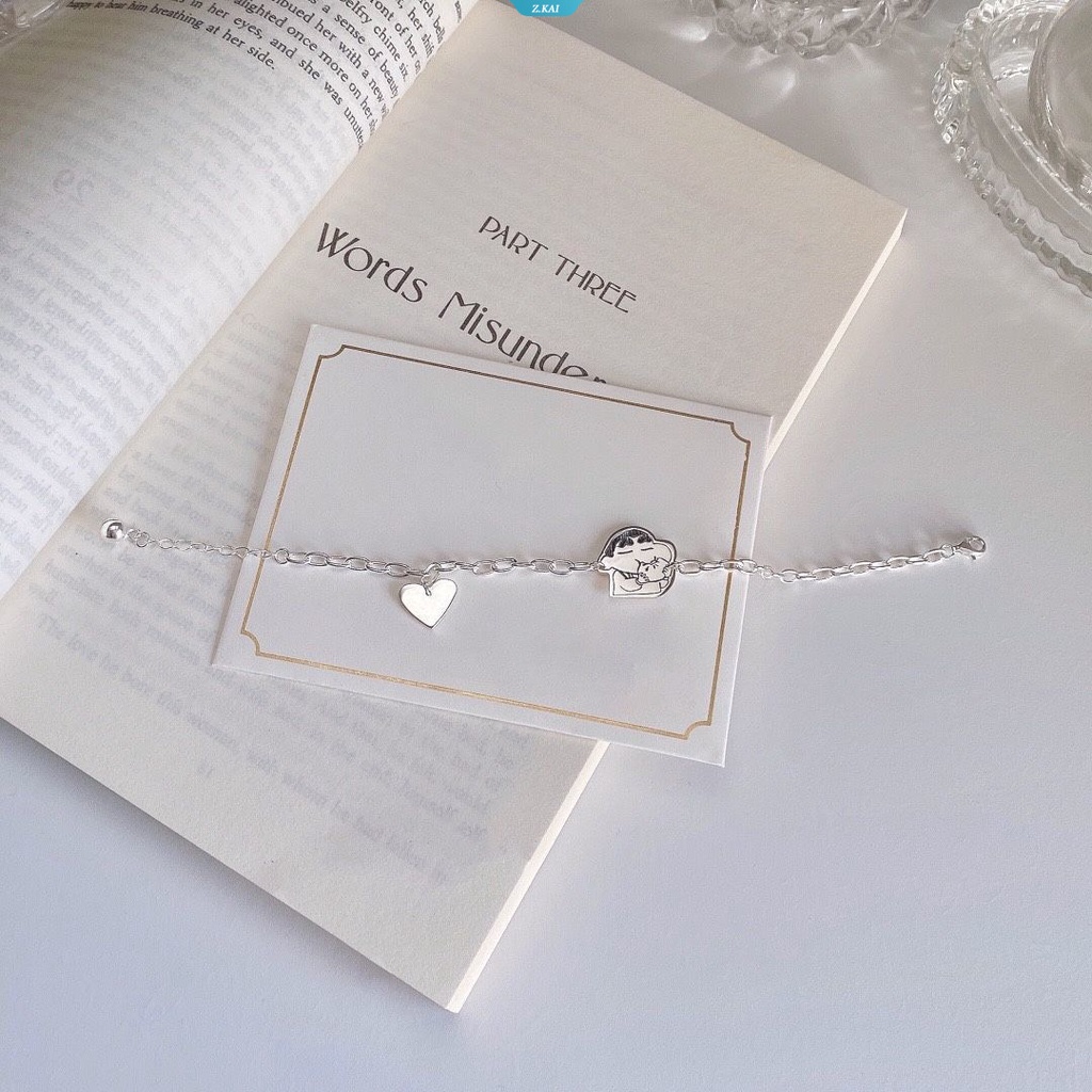 Gelang Lonceng Shnnosuke Lucu Siswa Teman Terbaik Gadis Manis Gaya Hati Kalung Handwear Ins Design Hand String Hadiah [ZK]