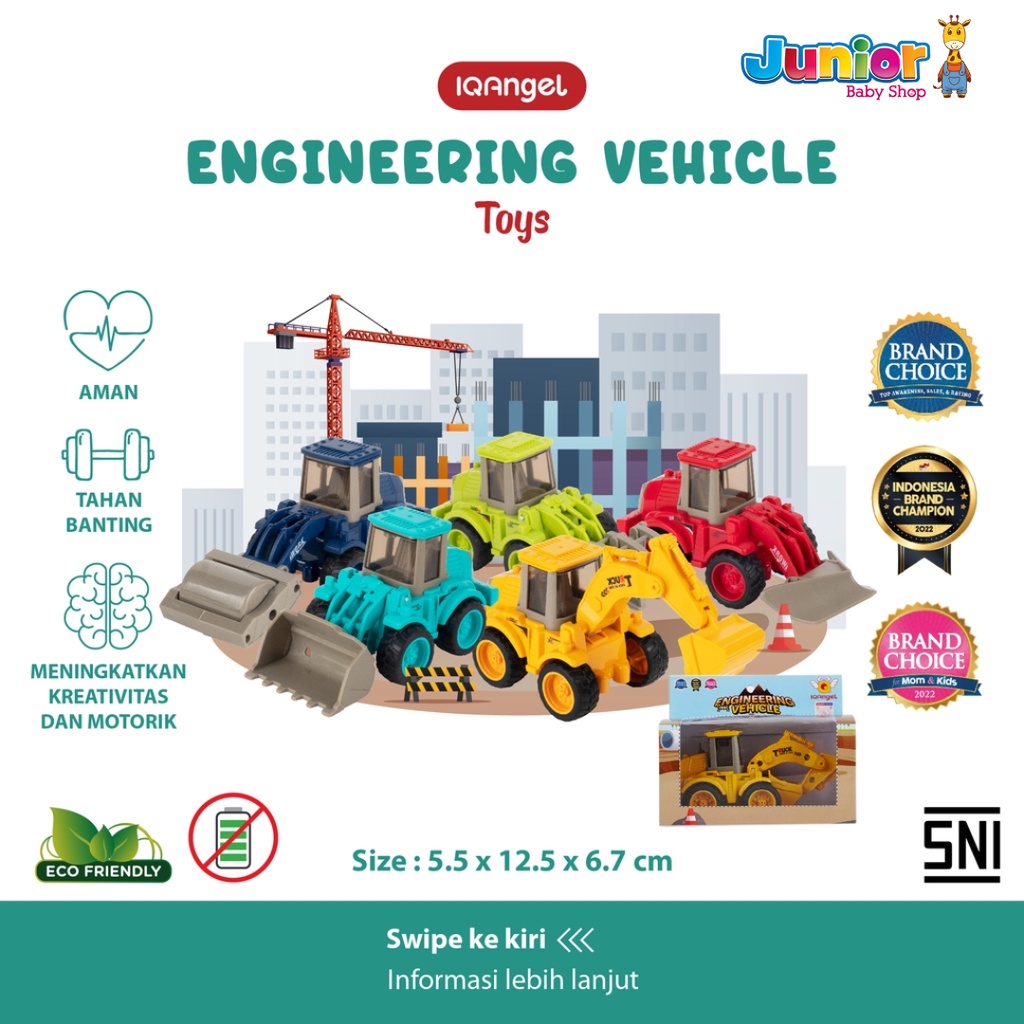 IQ Angel Engineering Vehicle Toys