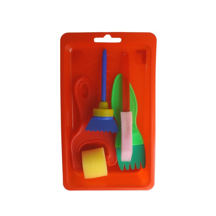 

Painting Set with Tray Kuas Melukis Anak dengan Wadah Alat Painting