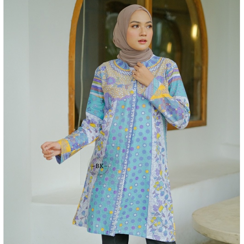 Batik tunik modern wanita premium | Batik tunik wanita terbaru kekinian | Batik tunik jumbo | Batik 