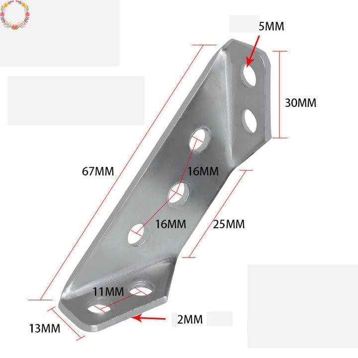 Bracket Sudut Kanan Stainless Steel Heavy Duty Penyambung Sudut Furniture Universal
