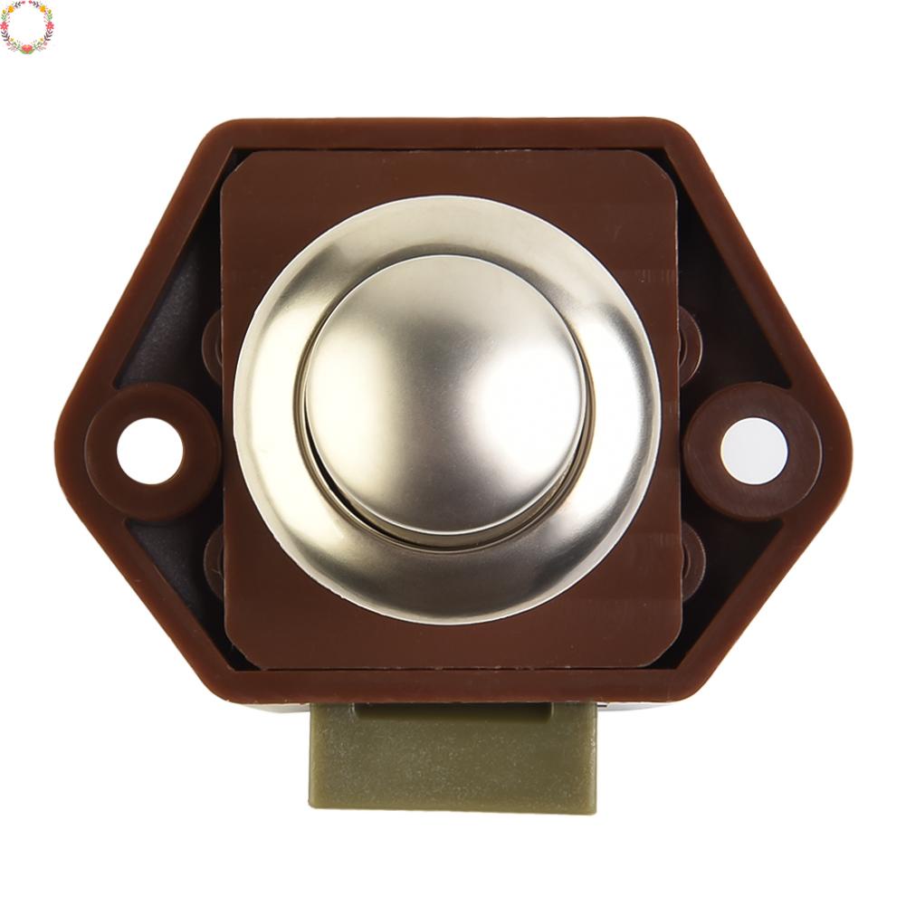 High Quality Button Lock Latches Car Keyless 1PCS Tombol Lemari Pintu RV Lock