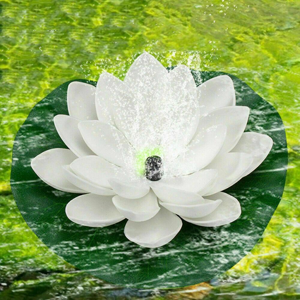 Jeromy Air Mancur Mandi Burung Mini2023Untuk Dekorasi Kolam Renang Lotus Automatic Solar Fountain