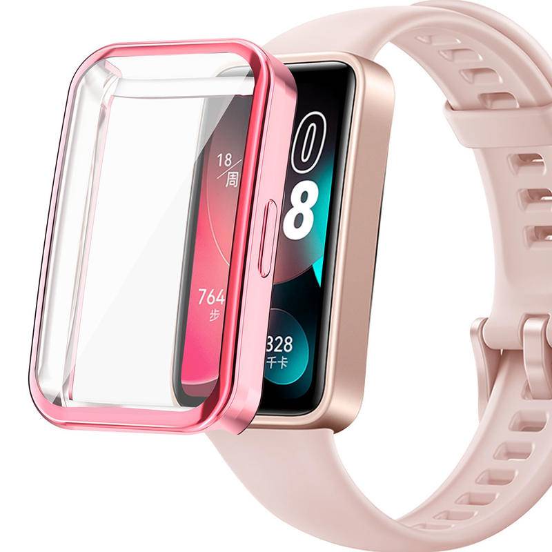 Untuk Huawei Band8 TPU Lembut Cover Pelindung Case Smartt Watch Accessoroy All-around Full Screen Protector Shell Bumper Cases