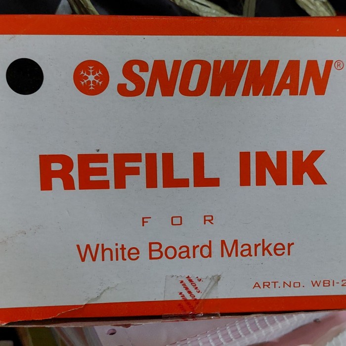 

tinta refill snowman white board