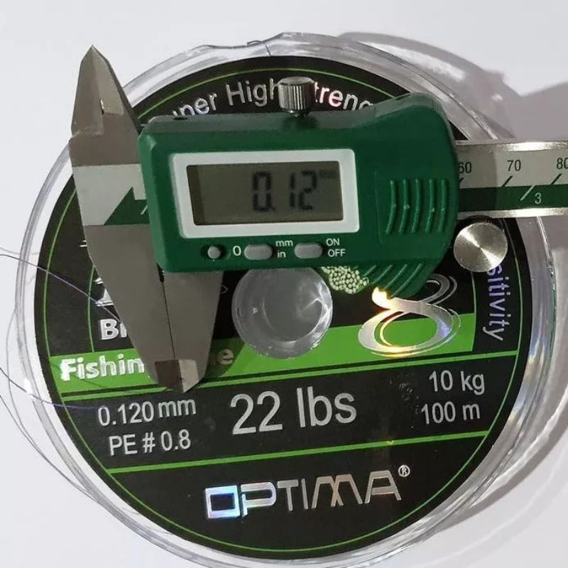 Senar PE MICRO X8 Optima 100m - Moss Green