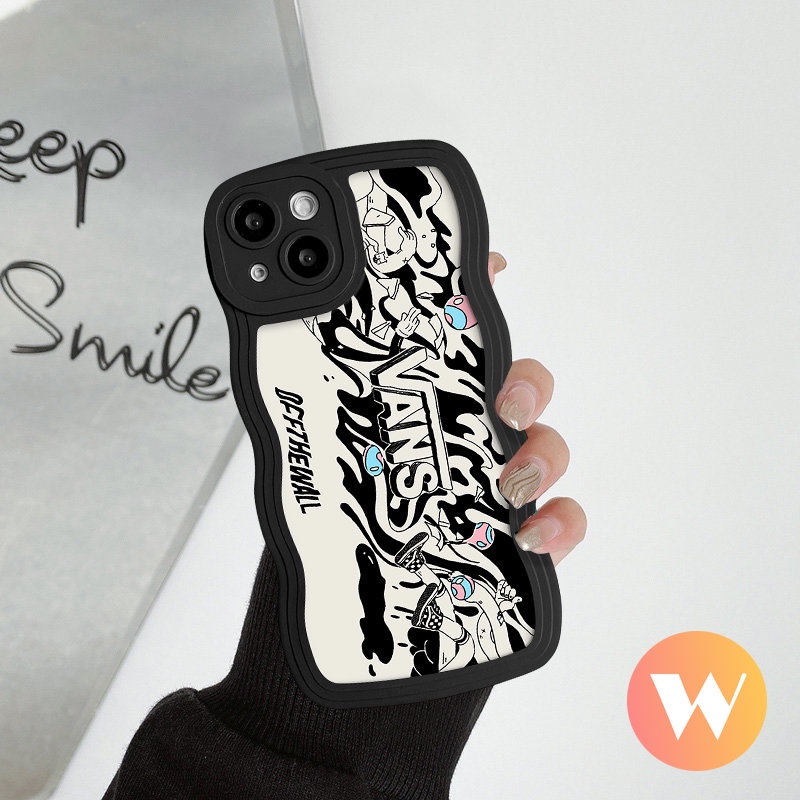 Untuk Redmi9 10C 10 12C 9C A1 10A 9A 9T A1+ Redmi Note 11s 10s 10 8 11 9s 9 11 Pro POCO M3 X3 NFC Pro Mi 11T Pro Wavy Edge Lembut Trendy V.ANS Anime M.ARVEL Graffiti Case