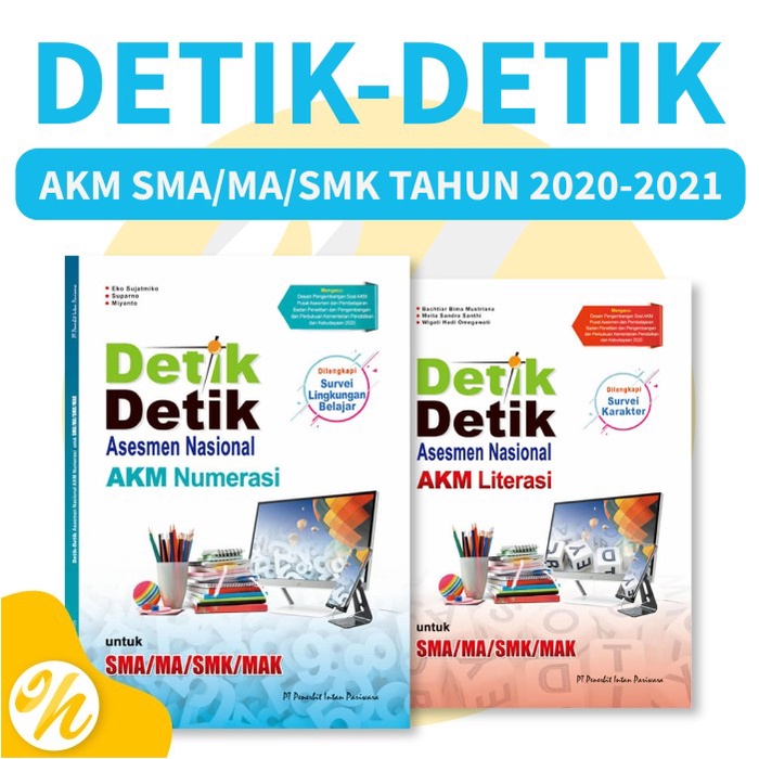 Buku AKM Detik Detik SMA MA SMK Asesmen Nasional 2021 Intan Pariwara - AKM Literasi