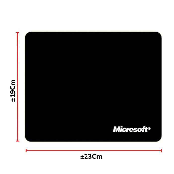 Mousepad X3 Esmile Microsoft Mouse Pad Rubber Alas Tatakan Anti Slip