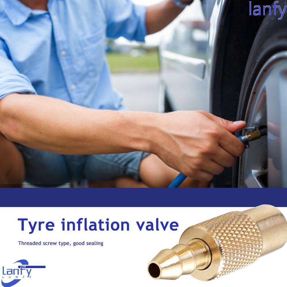 Lanfy Tire Inflation Valve Alat Perbaikan Mobil Inflation Valve Repair Tools Adaptor Penjepit Ban Mobil Sambungan