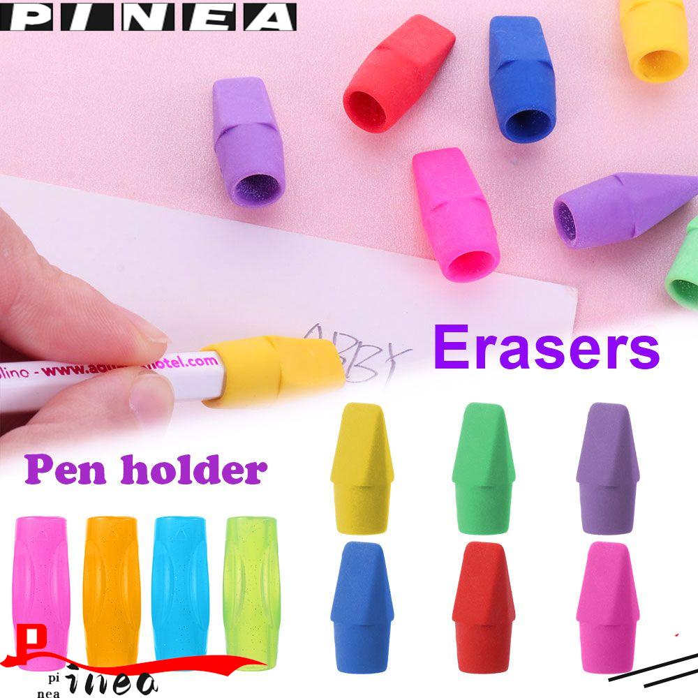 Penghapus Nanas Dan Cengkeraman Pensil Set Perlengkapan Sekolah Rectification Silicone Alat Bantu Menulis