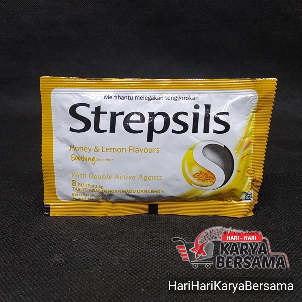 

STREPSILS HONEY & LEMON FLAVOURS 8'S X 2.6GR