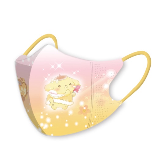MASKER SANRIO 3D ANAK 3-13 THN MASKER MULUT CINNAMROLL KUROMI MELODY POM PURIN