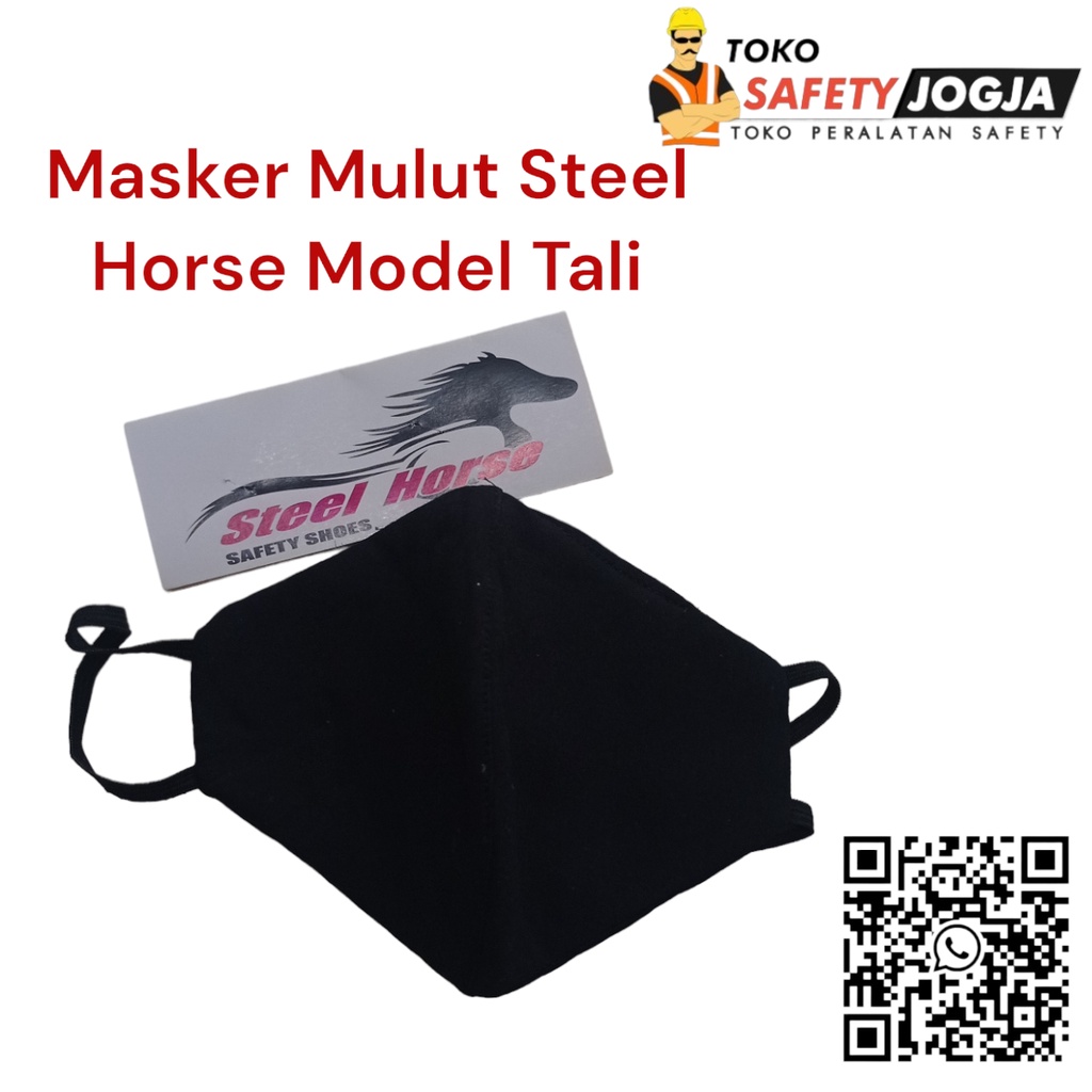 Masker Mulut Steel Horse Model Tali