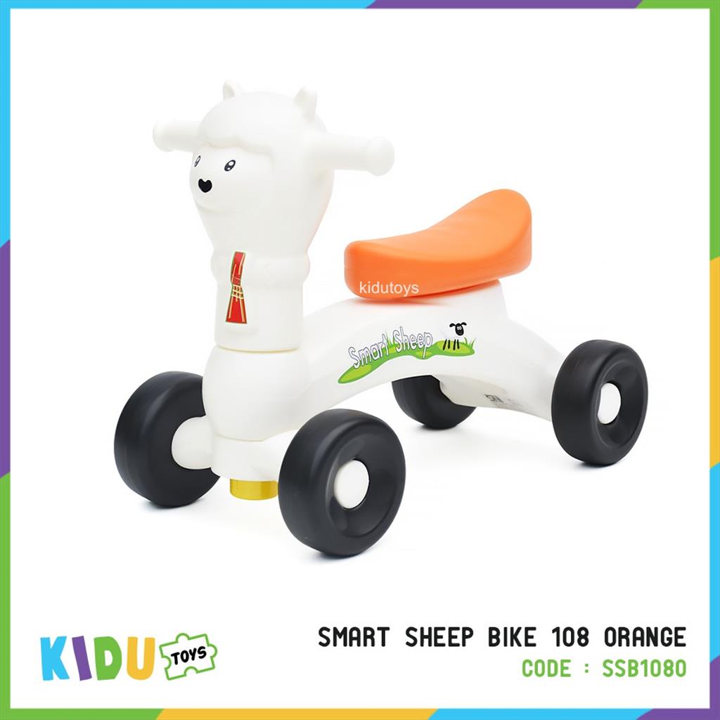 Mainan Anak Smart Sheep Bike 123 Orange Kidu Toys Orange 108