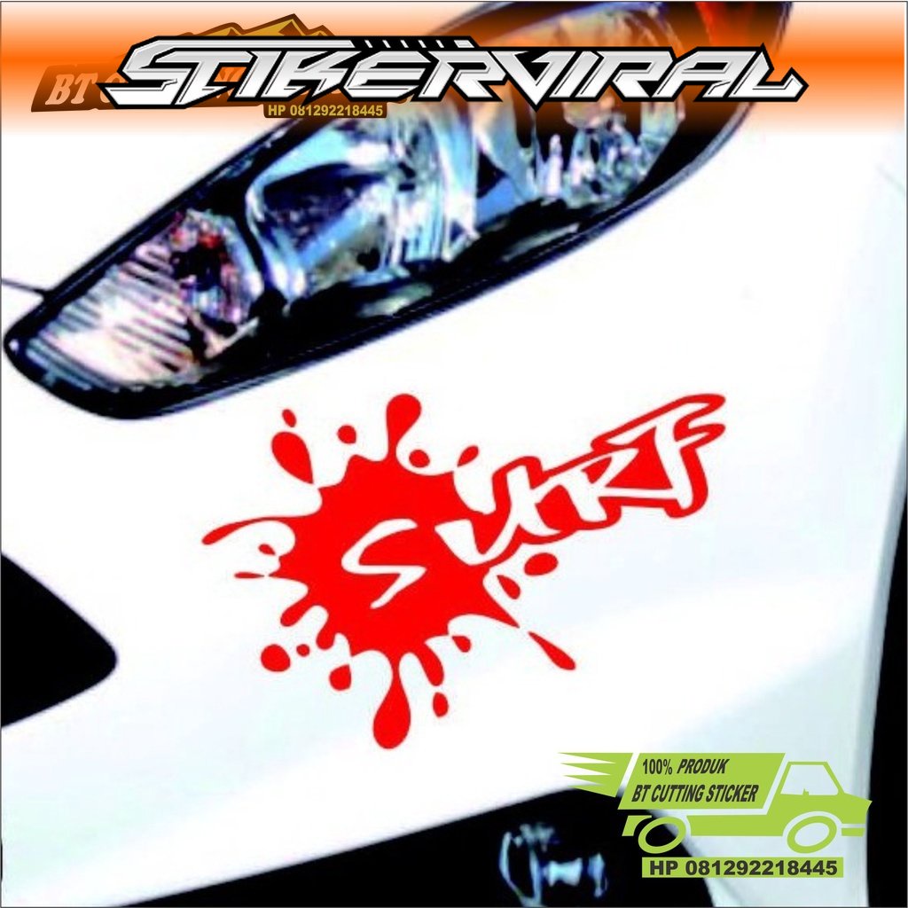 stiker surf stiker mobil stiker croot stiker emblem mobil stiker bemper depan stiker kap mobil stike