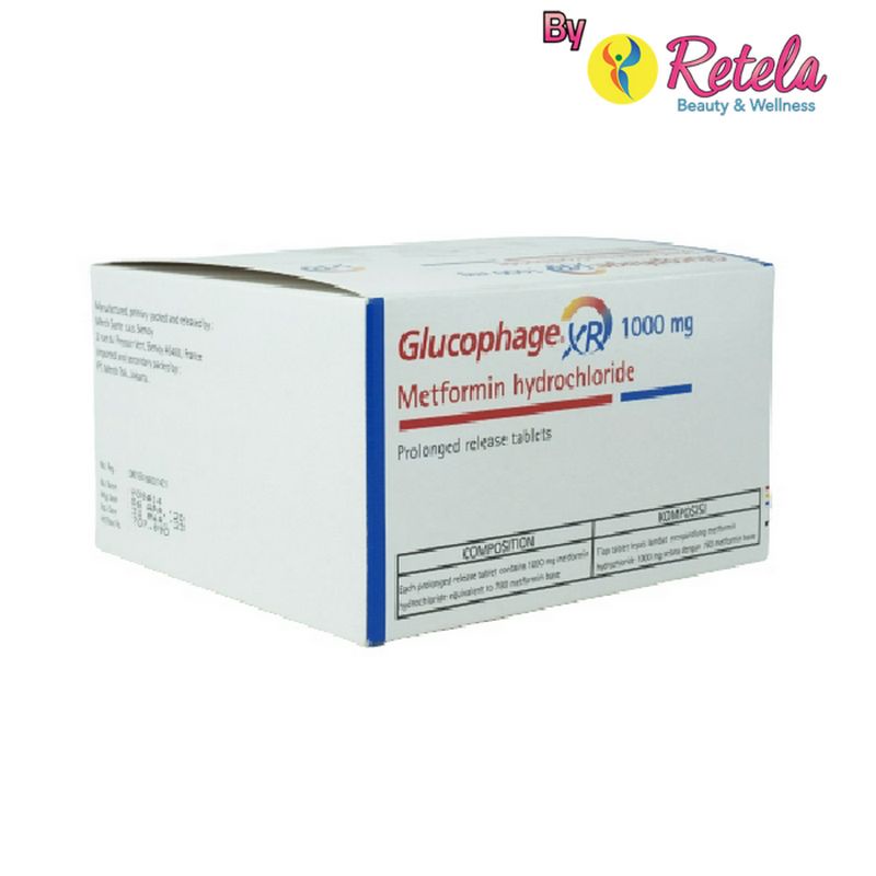 GLUCOPHAGE XR 1000 MG STRIP 10 TABLET