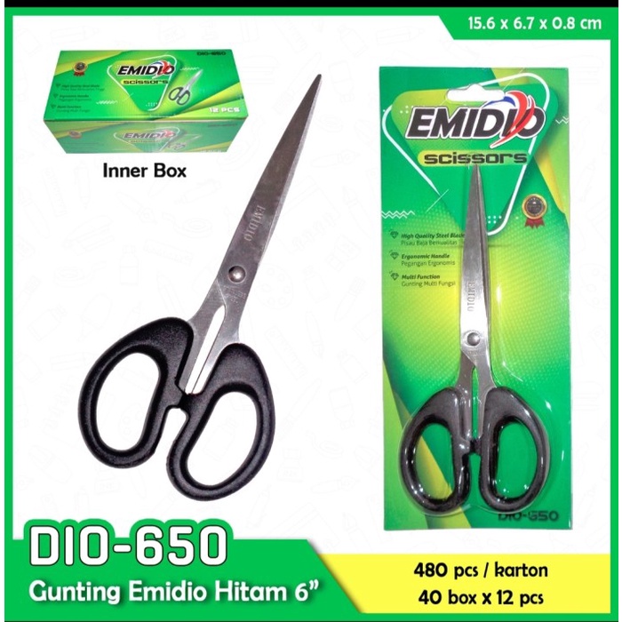 

Gunting Emidio DIO-650 - 6 INCH deep cutting blade